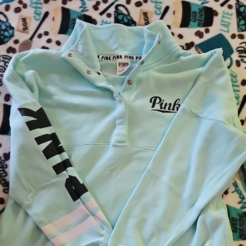 Victoria's Secret PINK Light Blue Hoodie